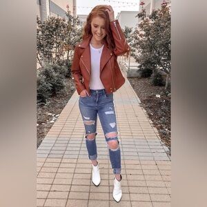 Blank NYC Brown Leather Jacket